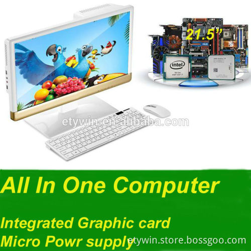all in one pc, desktop computer wholesale all in one computer case 21.5"LED monitor all in one